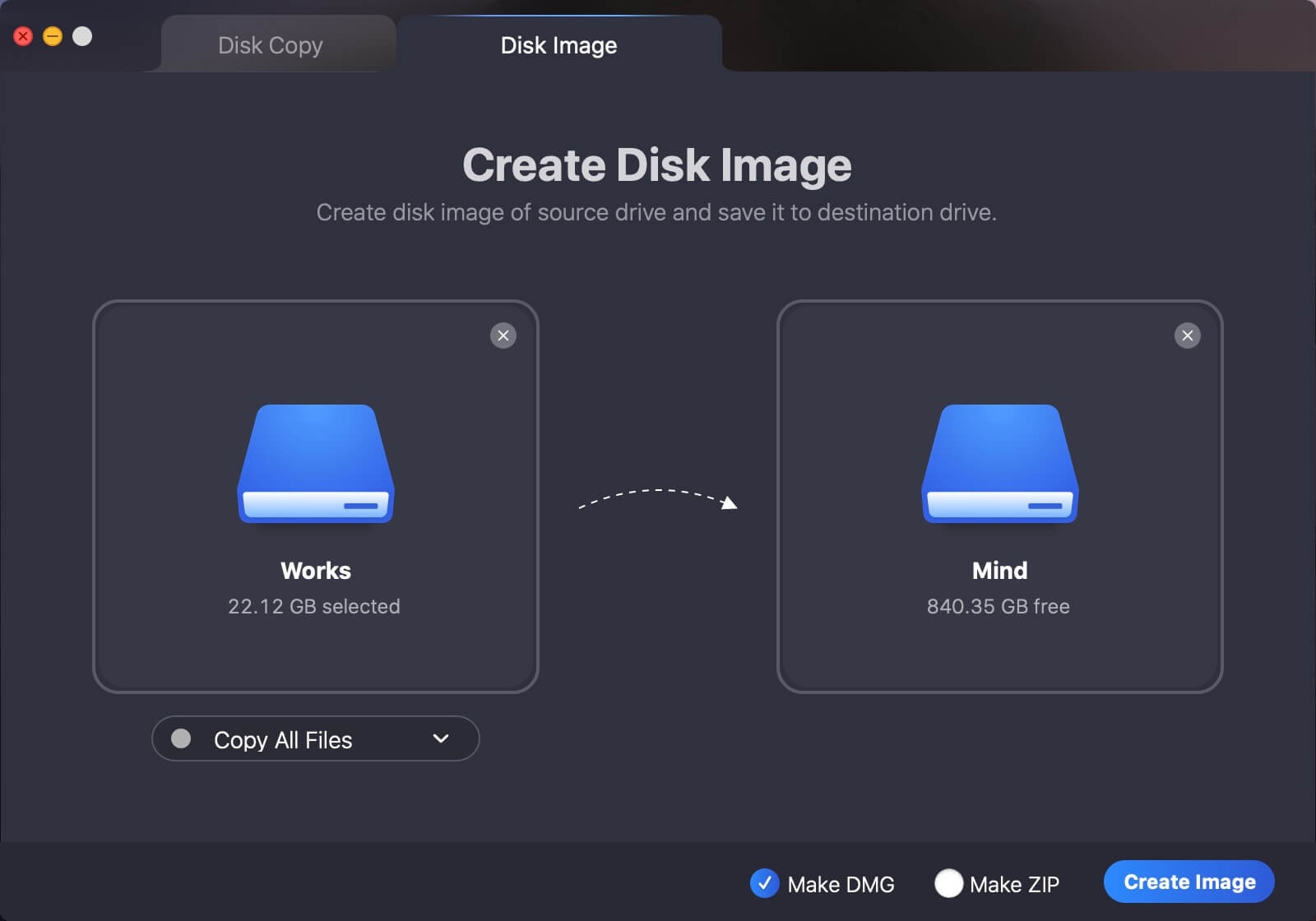 mac disk utility clone drive